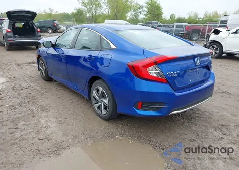 2021 Honda Civic Lx из США, поврежденный, VIN 2HGFC2F69MH538949